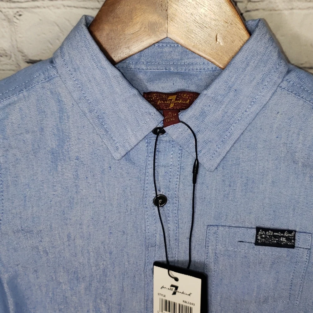 7 For All Mankind Button down - Picture 2 of 4